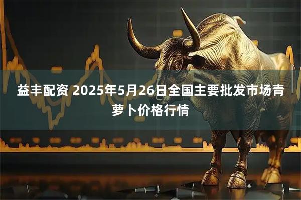 益丰配资 2025年5月26日全国主要批发市场青萝卜价格行情