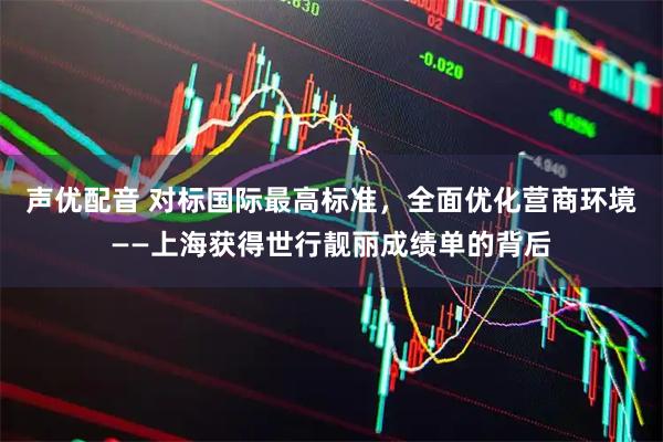 声优配音 对标国际最高标准，全面优化营商环境——上海获得世行靓丽成绩单的背后