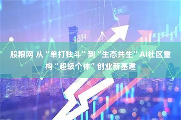 股粮网 从“单打独斗”到“生态共生”AI社区重构“超级个体”创业新基建