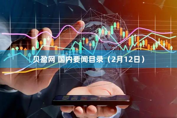 贝盈网 国内要闻目录（2月12日）